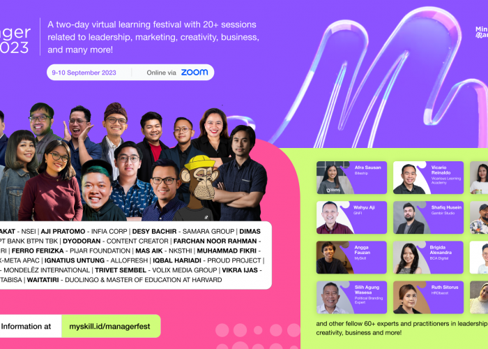 Manager Fest 2023: Buka Peluang Baru Melalui Pembelajaran Virtual dan Pengembangan Diri
