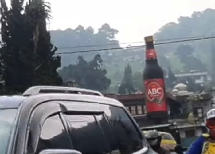 Mengenang Tugu Botol Kecap di Cisarua Yang Legendaris, Setelah 40 Tahun Berdiri Akhirnya Dibongkar