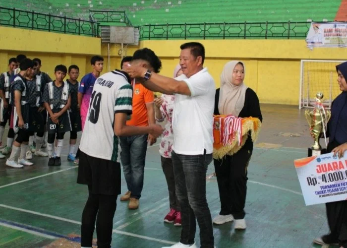 Turnamen Futsal Tingkat SLTP sederajat se Kabupaten Labuhanbatu Resmi Ditutup 