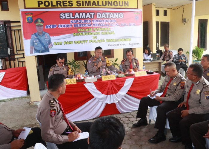 Kapolres Simalungun Pimpin Arahan Kinerja Sat Pam Obvit, Tingkatkan Fungsi Pengamanan Objek Vital