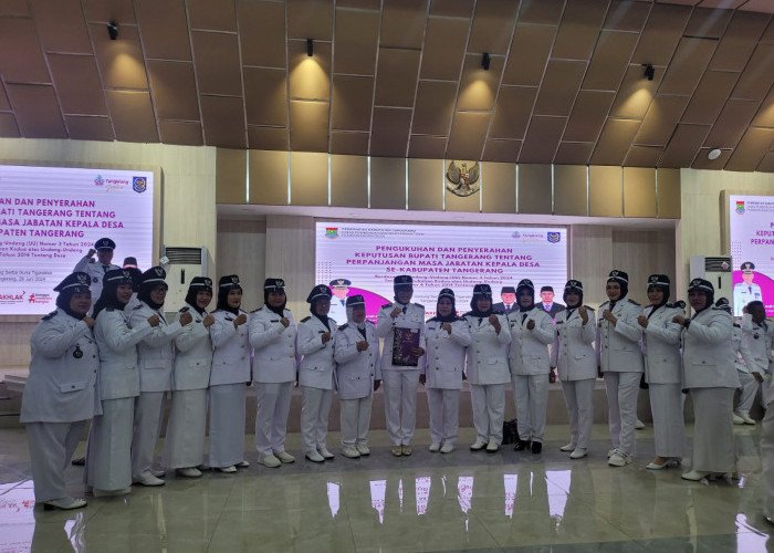 Kepala Desa Tegalsari Tigaraksa Hadiri Acara Pengukuhan Perpanjangan Masa Jabatan Kepala Desa
