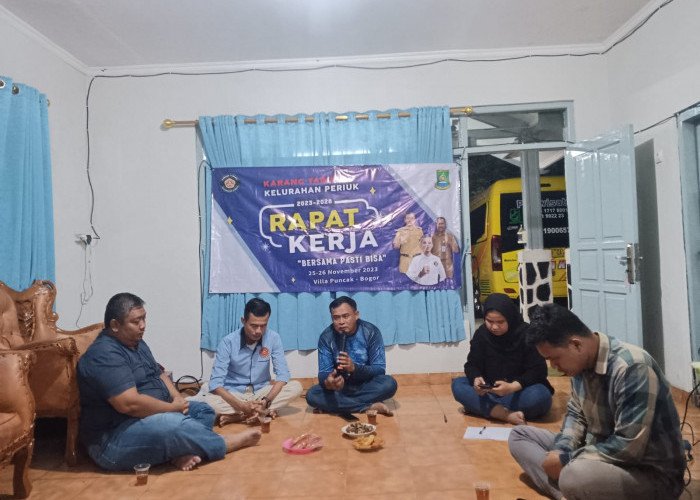 Karang Taruna Kelurahan Periuk Adakan Rapat Kerja dan Reshuffle Kepengurusan Periode 2023-2028