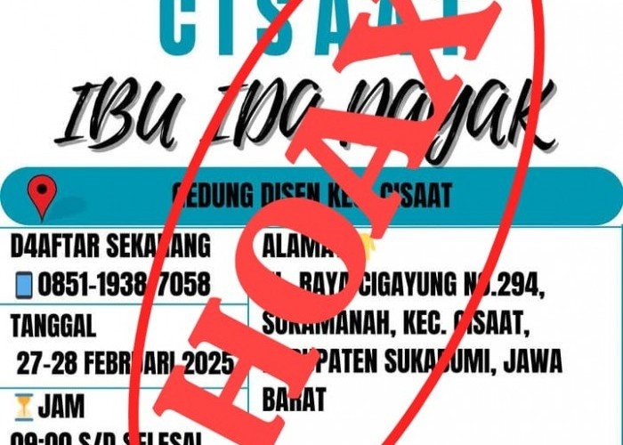 Admin Gedung Disen Cisaat Sukabumi Klarifikasi Info Acara Pengobatan Ida Dayak HOAX