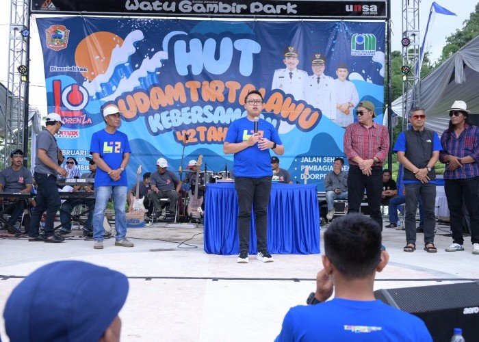 OM Lorenza Meriahkan HUT ke-42 PUDAM Tirta Lawu