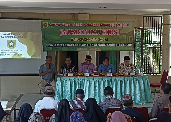 Musrembang Desa RKP Tahun 2024 Pemdes Semplak Barat 70 Persen Pembangunan Infrastruktur