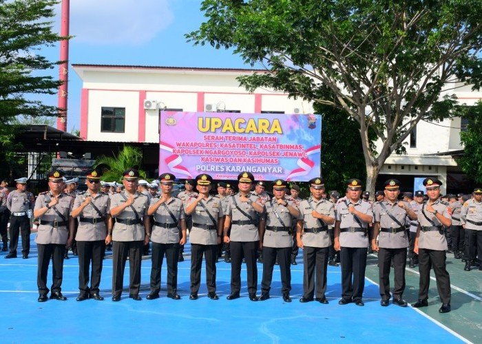 Mutasi Jabatan Polres Karanganyar Tahun 2025  Hal Biasa
