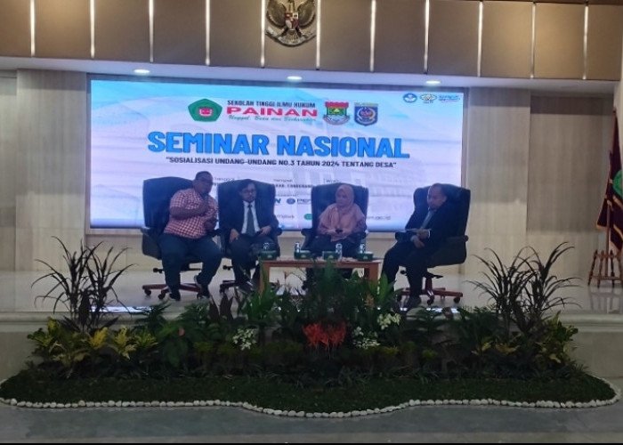 SEMNAS STIH Painan Membersamai Apdesi Tema 