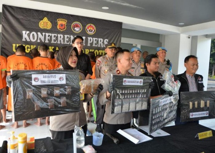 Dalam 2 Pekan, Satuan Reserse Narkoba Polres Bogor Berhasil Ungkap 14 Kasus Peredaran Narkoba