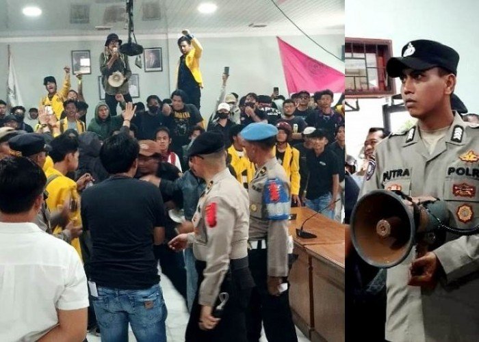 GMKI dan BEM USI Tolak UU TNI, Duduki Ruang Rapat Gabungan DPRD Siantar