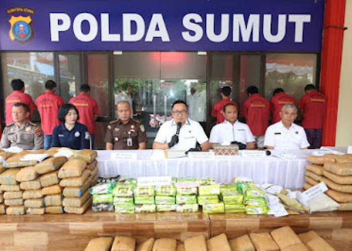 Tim Direktorat Reserse Narkoba Polda Sumut, Dalam Kurun Waktu 60 Hari Berhasil Bongkar Jaringan Narkoba