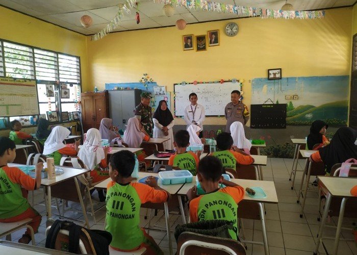 Danramil Panongan Tegaskan Komitmen Dukung Gizi Anak