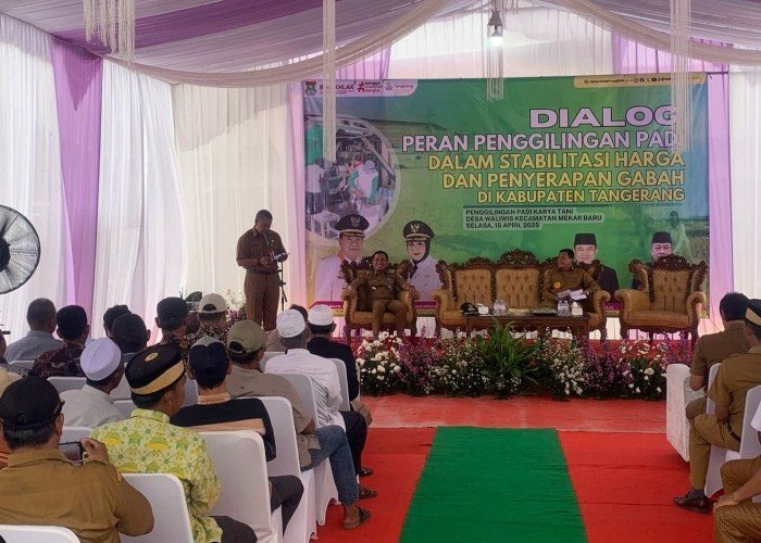 Danramil Kronjo Dialog Stabilitas Harga dan Penyerapan Gabah