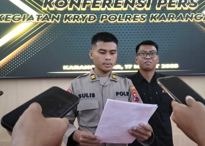 Polres Karanganyar Gelar Konferensi Pers Hasil Kegiatan Rutin Dengan Hasil yang Dioptimalkan