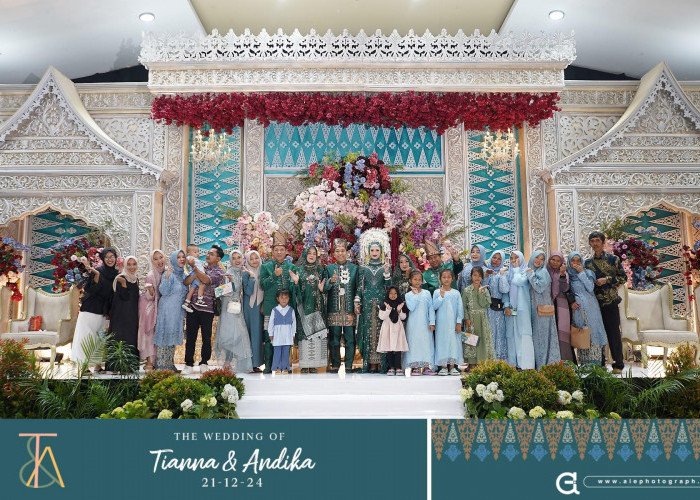 Keluarga Besar Pakde Maman Ucapkan Selamat Menempuh Hidup Baru Tianna dan Andika