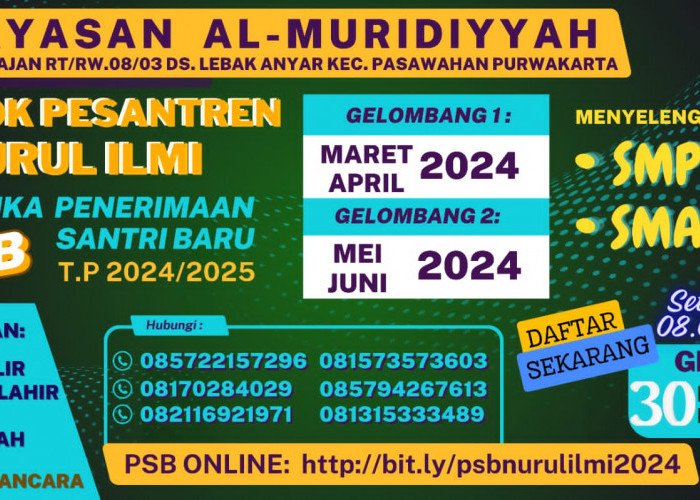 Pondok Pesantren Modern  Nurul Ilmi Siap Bekali Putra-putri Bangsa Menyongsong Masa Depan