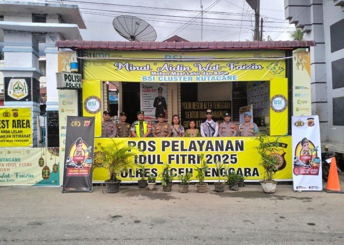 Pelaksanaan Pengamanan Pos Pelayanan Lawe Pakam dalam Operasi Ketupat Seulawah 2025