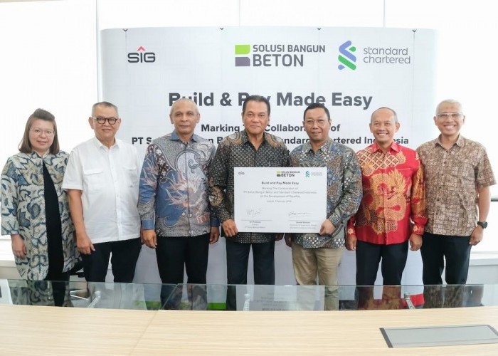 PT SBI Gandeng Standard Chartered Bank Hadirkan Sistem Pembayaran Digital Pembelian Beton yang Mudah dan Cepat