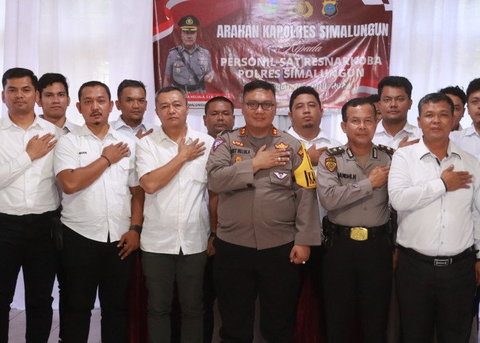 Kapolres Simalungun Perintahkan Target Operasi dan Zero Tolerance Terhadap Keterlibatan Narkoba di Jajaran