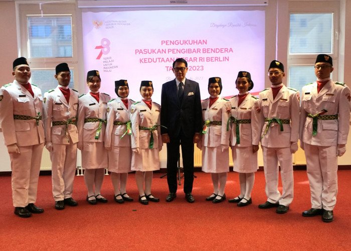 Dikukuhkan Duta Besar, Ini Profil Paskibra Indonesia di Berlin