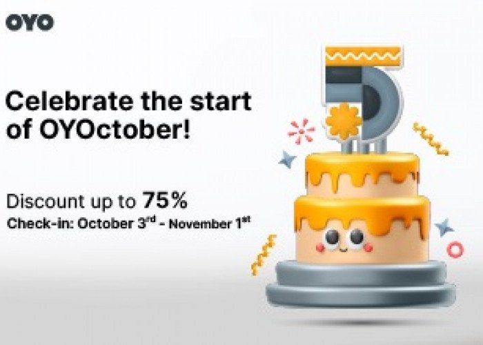 Rayakan Anniversary ke 5 Tahun di Indonesia, OYO Bagikan Diskon Menginap Hingga 75 Persen