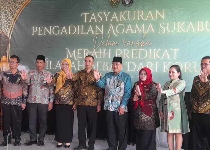 Tasyakuran Pengadilan Agama Kota Sukabumi atas Pencapaian Predikat WBK (Wilayah Bebas Korupsi) Se-Jawa Barat