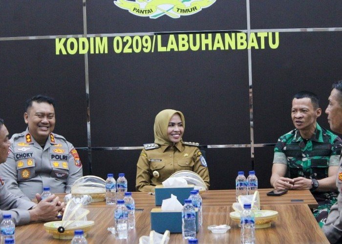 Bangun Sinergitas, Bupati Bersama Kapolres Silaturahmi ke Kodim 0209/LB