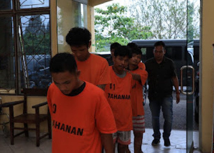 Polres Simalungun Berhasil Ungkap Kasus Pencurian Sepeda Motor, Empat Tersangka Ditangkap