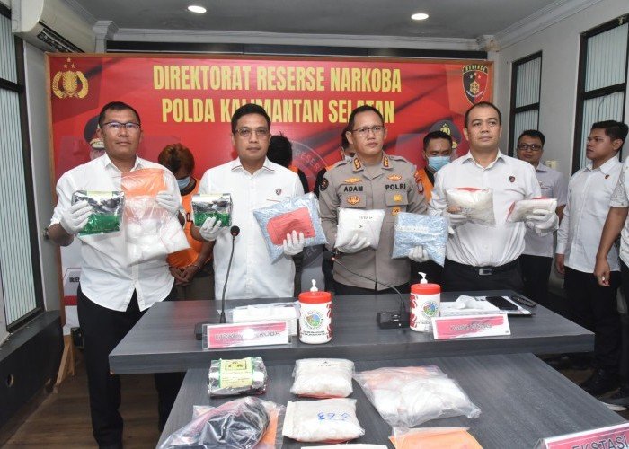 Polda Kalsel Bongkar Jaringan Narkoba Terafiliasi Fredy Pratama