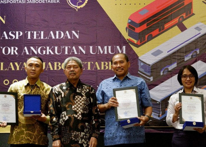 BPTJ Beri Penghargaan Pramudi, Masinis, dan Operator Angkutan Umum Terbaik di Wilayah Jabodetabek Tahun 2024