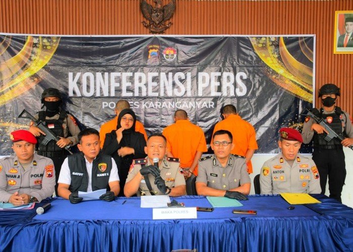Polres Karanganyar Ungkap Enam Kasus Kekerasan dalam Operasi Aman Candi 2025, Tujuh Tersangka Diamankan