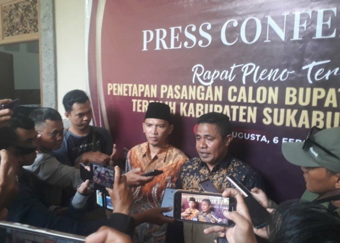 KPU Kabupaten Sukabumi Tetapkan Asep Japar dan Andreas sebagai Bupati dan Wabup Terpilih