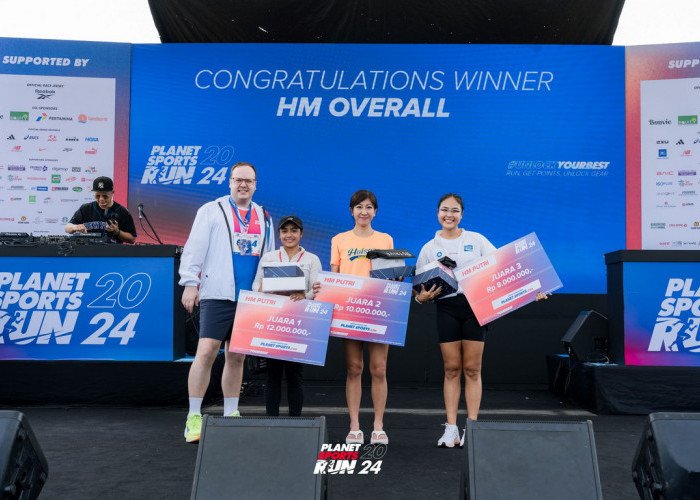  Planet Sports Run 2024 Sambut 7.000 Peserta Rayakan Gaya Hidup Aktif di ICE BSD City