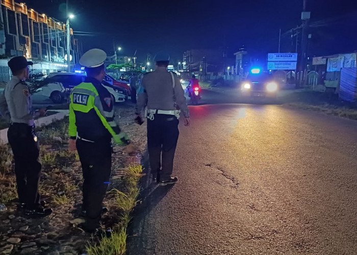 Pengamanan Malam Minggu, Polres Simalungun Gelar Patroli Skala Besar di Lokasi Rawan