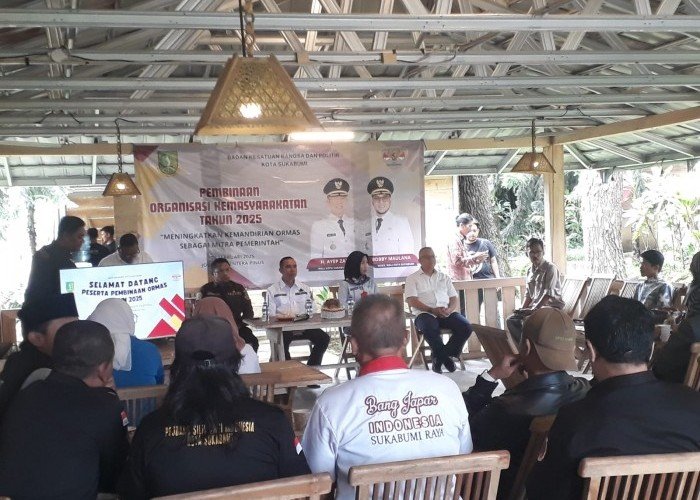 Kesbangpol Kota Sukabumi Gelar Pembinaan Ormas 2025