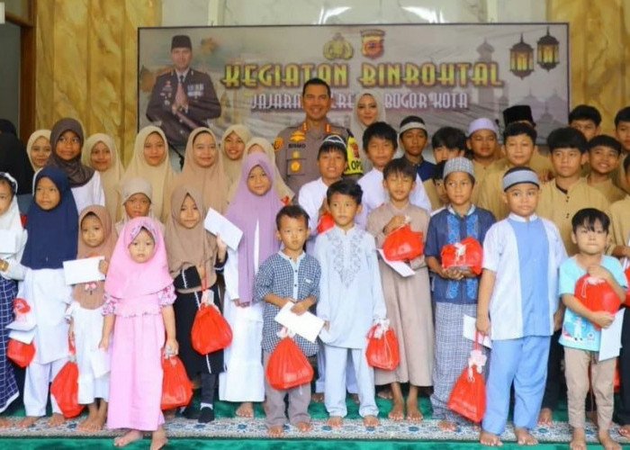 Polresta Bogor Kota Gelar Pengajian dan Doa Bersama serta santunan Anak Yatim