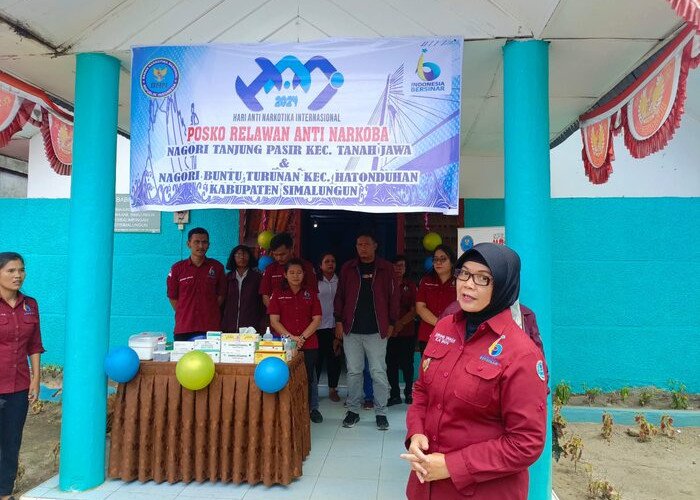 Peringatan Hani, BNN Simalungun Canangkan Dua Nagori Bersih Narkoba