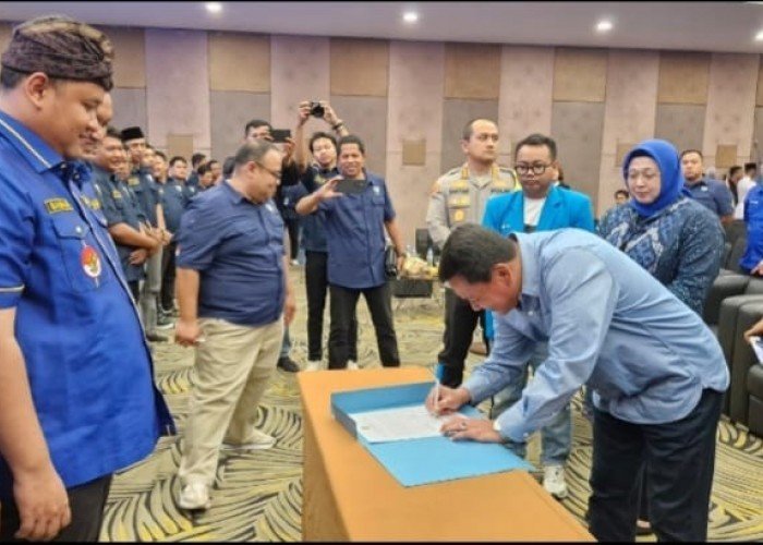 Bupati Terpilih Moch Maesyal Rasyied Hadiri Pelantikan KNPI Kabupaten Tangerang
