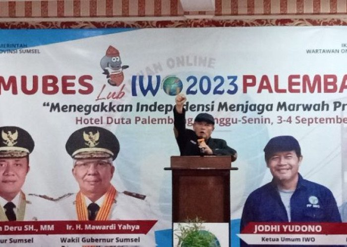 Mubeslub IWO di Palembang, Jodhi Yudono: IWO adalah Rumah bagi Wartawan Online