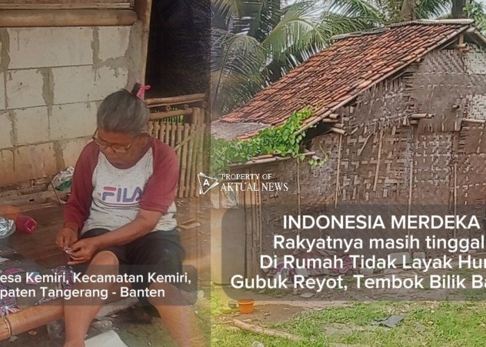 Persembahan HUT RI Ke 79, Penghuni Gubuk Reyot Berbilik Bambu Di Desa Kemiri Juga Ingin Merdeka
