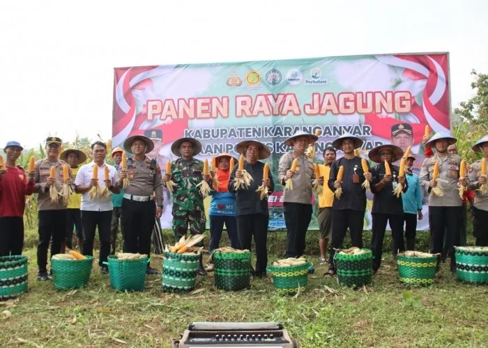 Kapolres Karanganyar Hadiri Panen Raya Jagung, Kapolres: Semoga bermanfaat bagi masyarakat