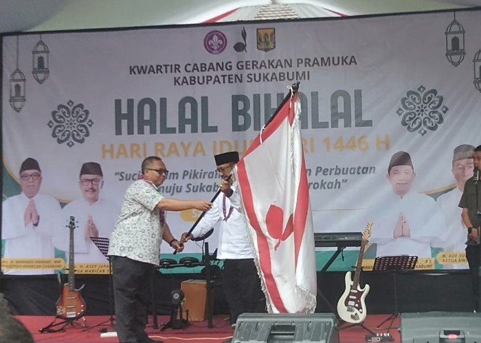 Sertijab Ketua Mabicab dan Halal Bihalal Pramuka Sukabumi, Momentum Konsolidasi Menuju Generasi Unggul
