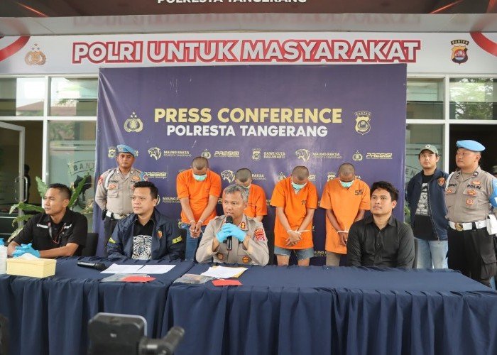 Polresta Tangerang Tangkap Pelaku Curanmor yang Membuat Resah Masyarakat di Cikupa