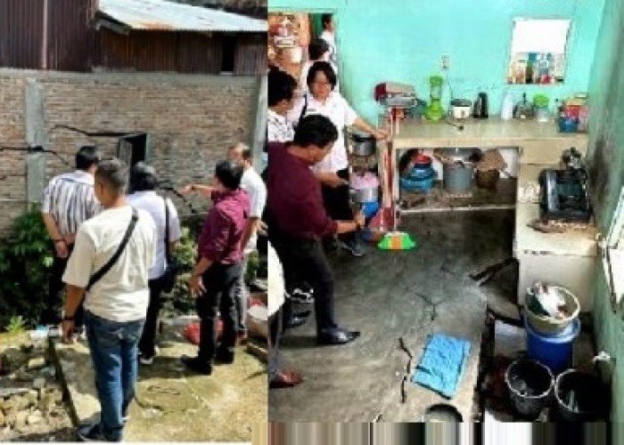 DPRD Siantar dan Pejabat Pemko Tinjau Rumah Lansia Korban Banjir