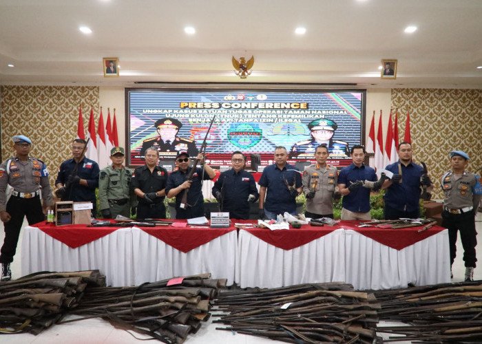 Ungkap Kasus Satgas Ops TNUK Terkait Kepemilikan Senjata Api Ilegal