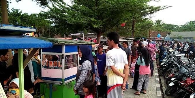 Taman Banjarsari Ditutup Muspika Ciamis