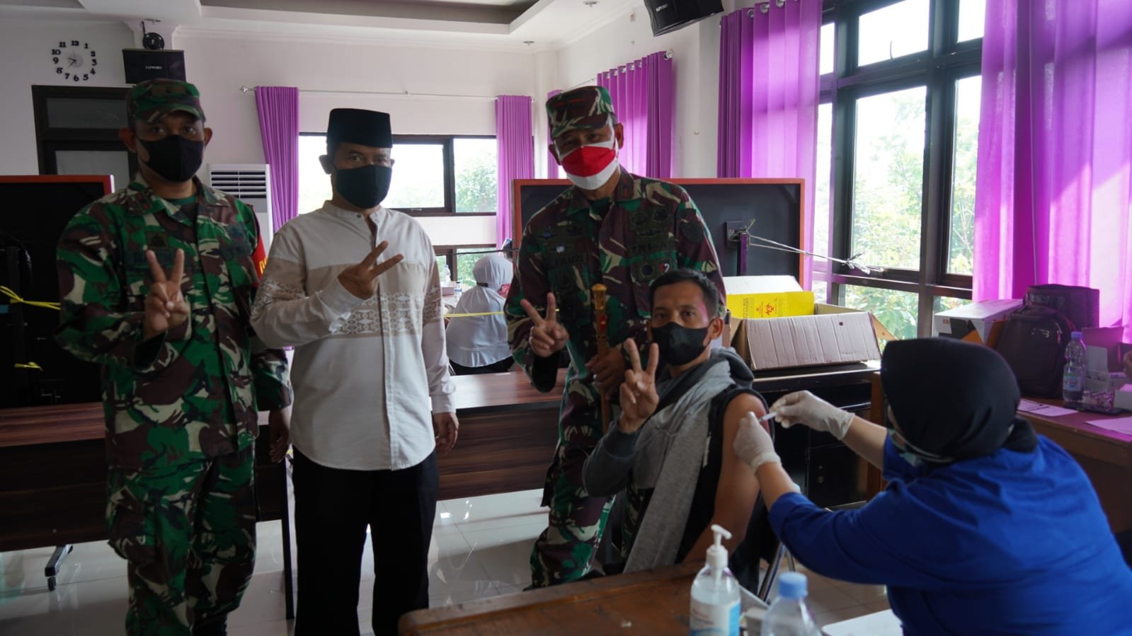 Dukung Program Pemerintah, Korem 061/SK Lakukan Percepatan Vaksinasi Covid-19