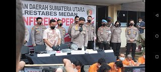 Dalam Kurun Waktu Dua Minggu, Polrestabes Medan Berhasil Ungkap 33 Kasus dan Amankan 48 Tersangka