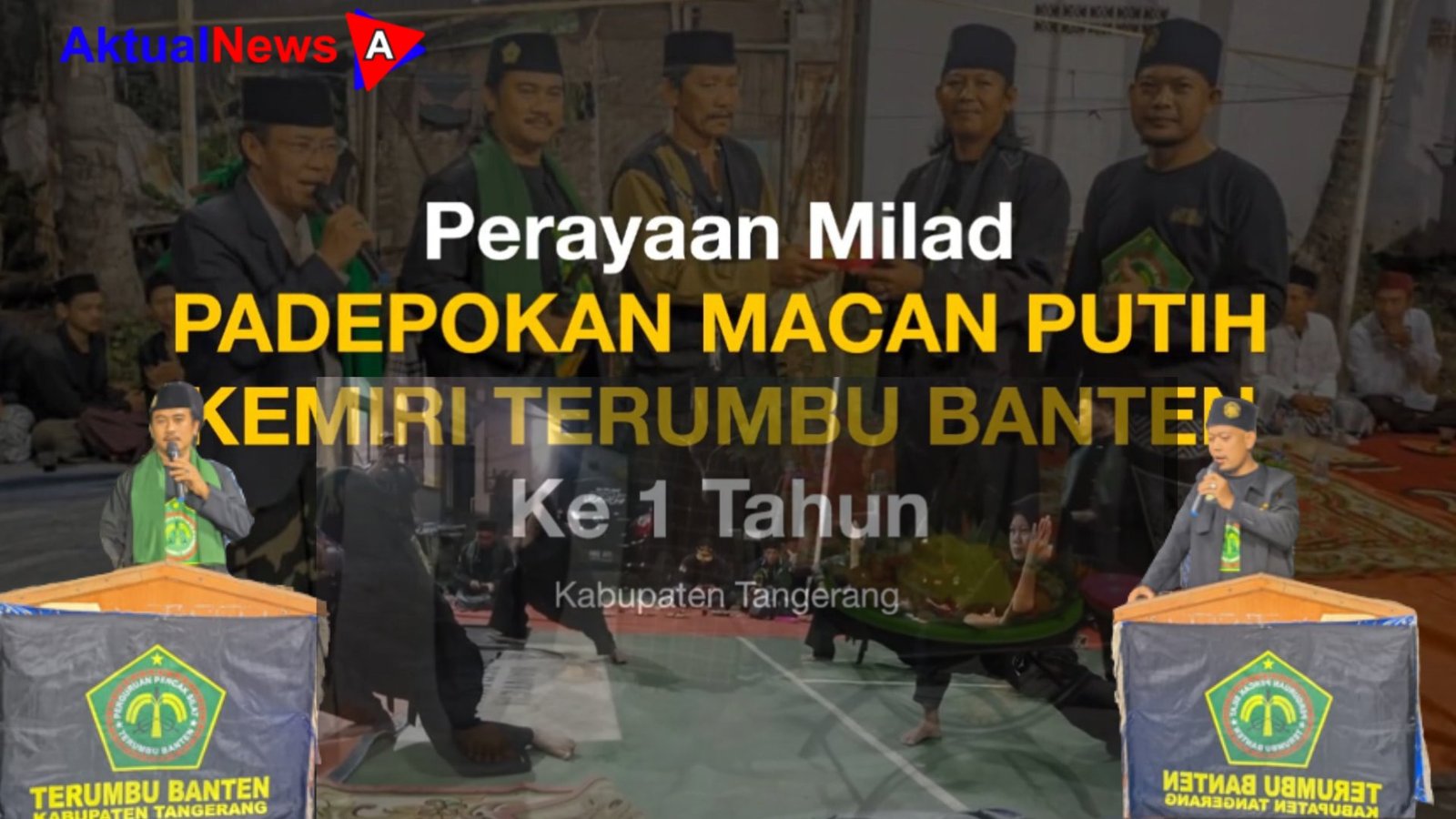 Perayaan Tasyakuran Milad ke 1 Tahun Padepokan Macan Putih Kemiri Terumbu Banten
