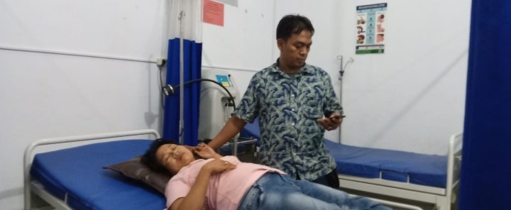 Kejar kejaran dengan Debkolektor , Wanita Paruh Baya Masuk Rumah Sakit