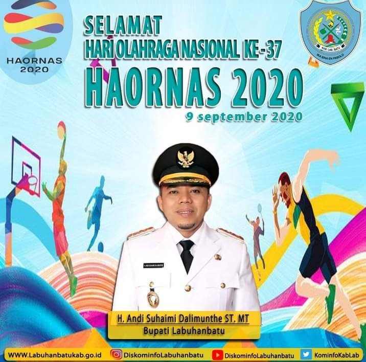 Peringati Hari Olahraga Nasional Bupati Labuhanbatu Himbau Masyarakat Untuk Memperkokoh Persatuan Bangsa